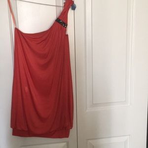 One shoulder tunic